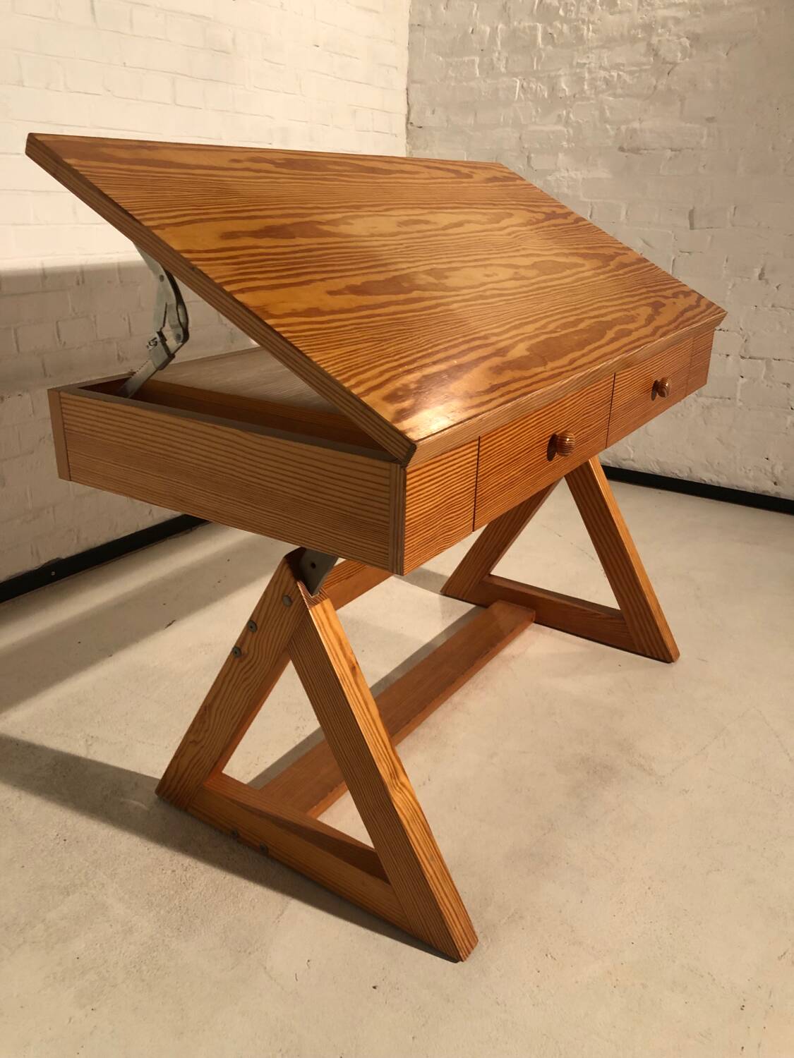 Pine Desk 1979 by Hulsta Germany