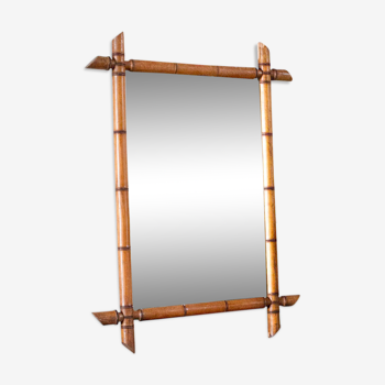 Bamboo mirror 71x52 cm