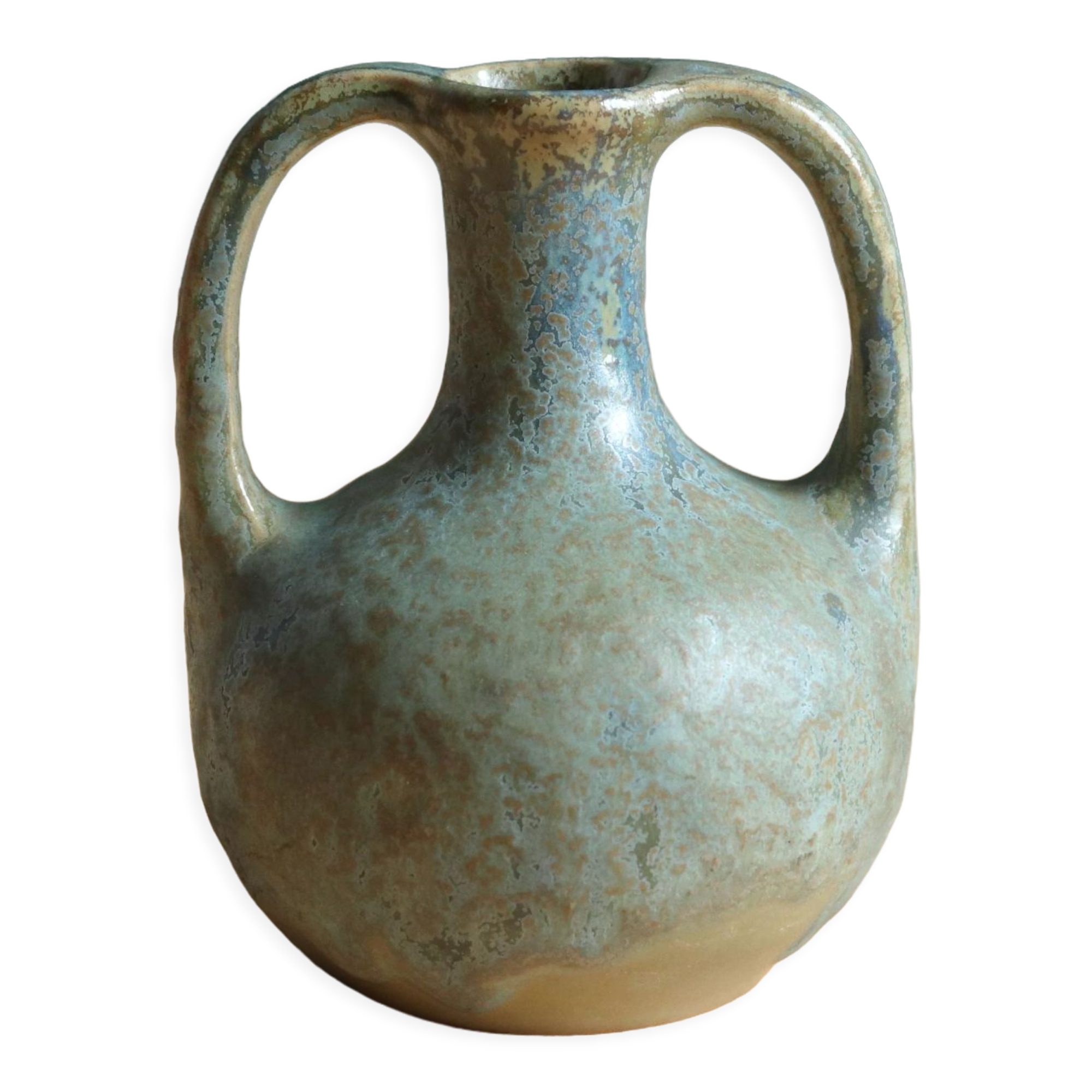 Two-handled stoneware vase from Marlotte