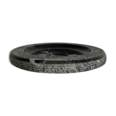 Vintage grey round marble ashtray