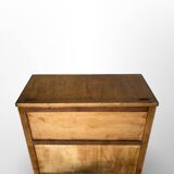 Buffet/crédence Art déco italien en noyer, années 1940