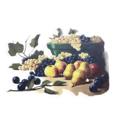 Oil painting still life with fruits (B)