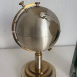 Vintage 1960 cigarette case world map dispenser - 21 x 10 cm