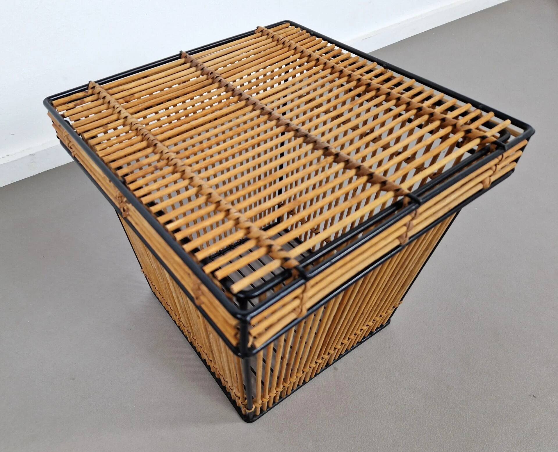 Rohé Noordwolde laundry or towel basket, 1960s