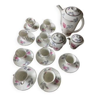 Limoges art deco porcelain coffee service