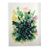 Alfred MANESSIER, The Labyrinth I, 1978. Original lithograph