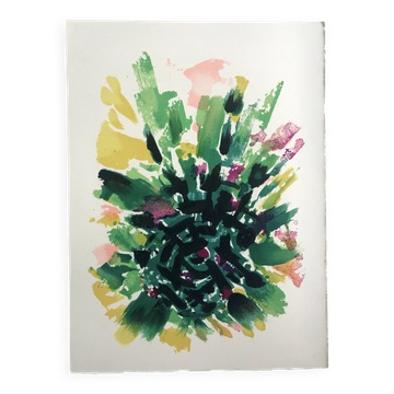Alfred MANESSIER, The Labyrinth I, 1978. Original lithograph