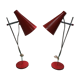 Lampes de table du milieu du siècle par Josef Hůrka pour Napako 1960