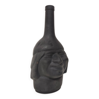 Peruvian bottle Nogueras Comas Olmec head 70s
