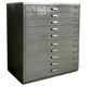 Vintage Italian Industrial Cabinet / drawers  for storage drawings and posters