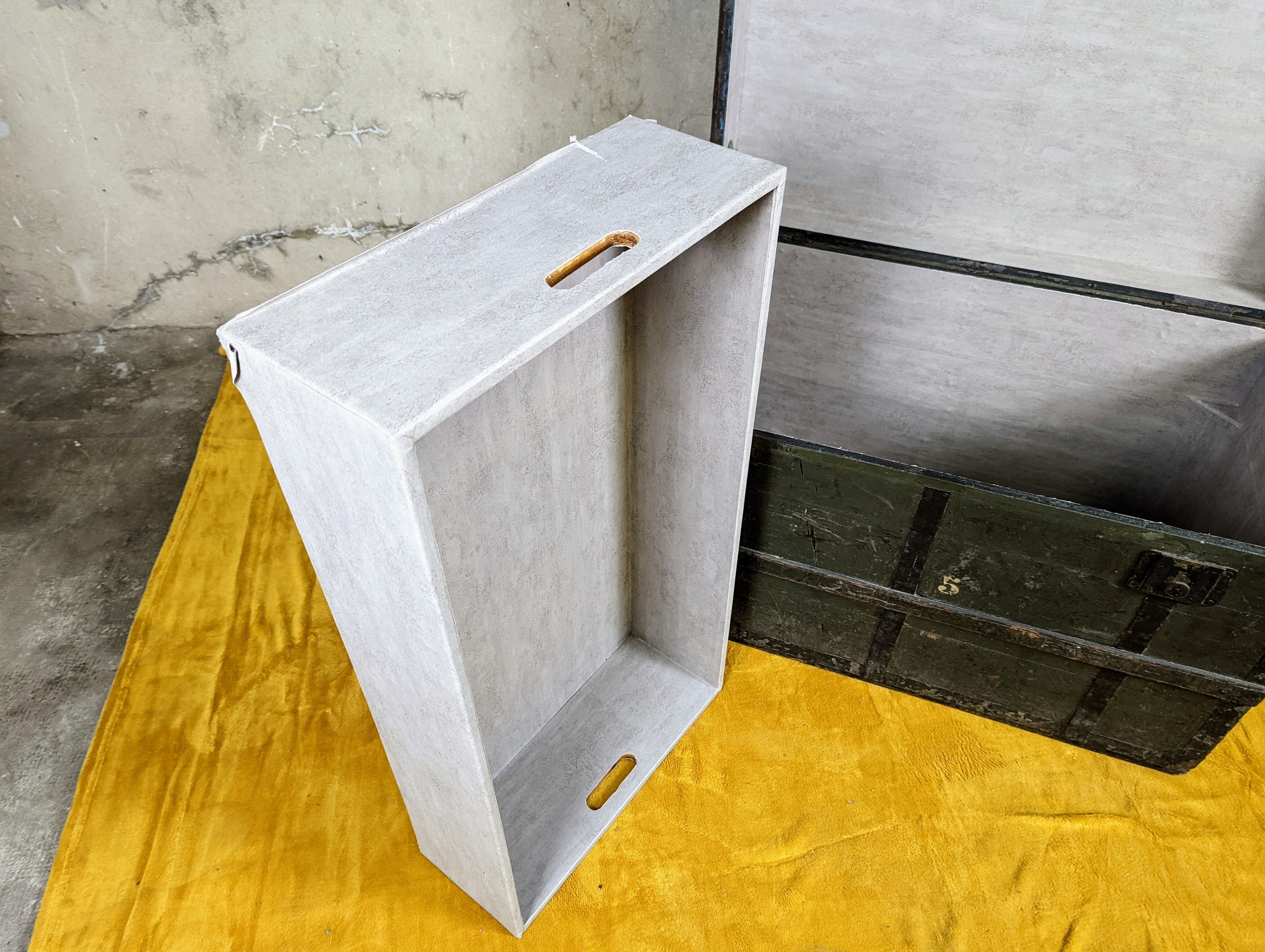 Antique travel trunk