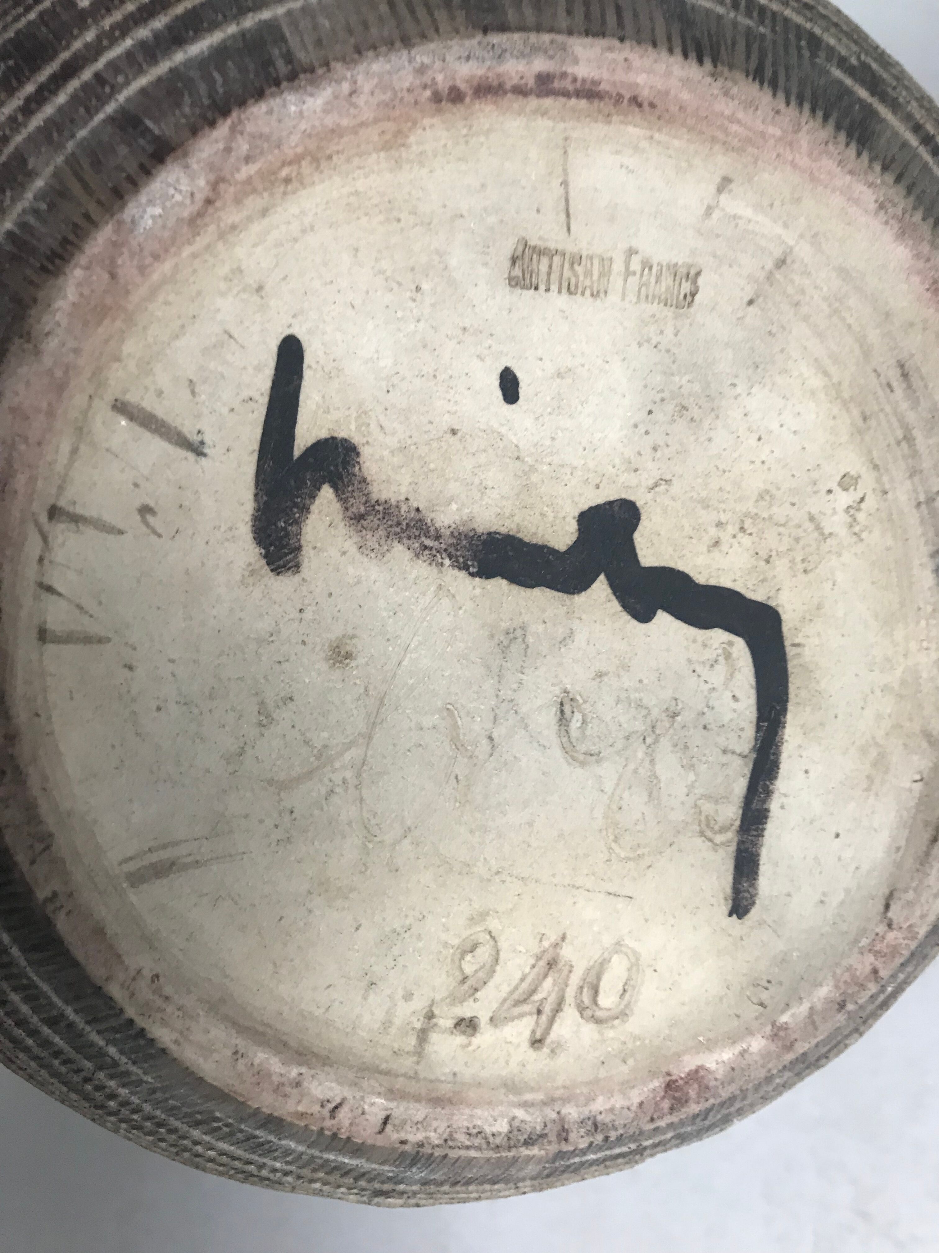 Vase ceramique africaniste années 50