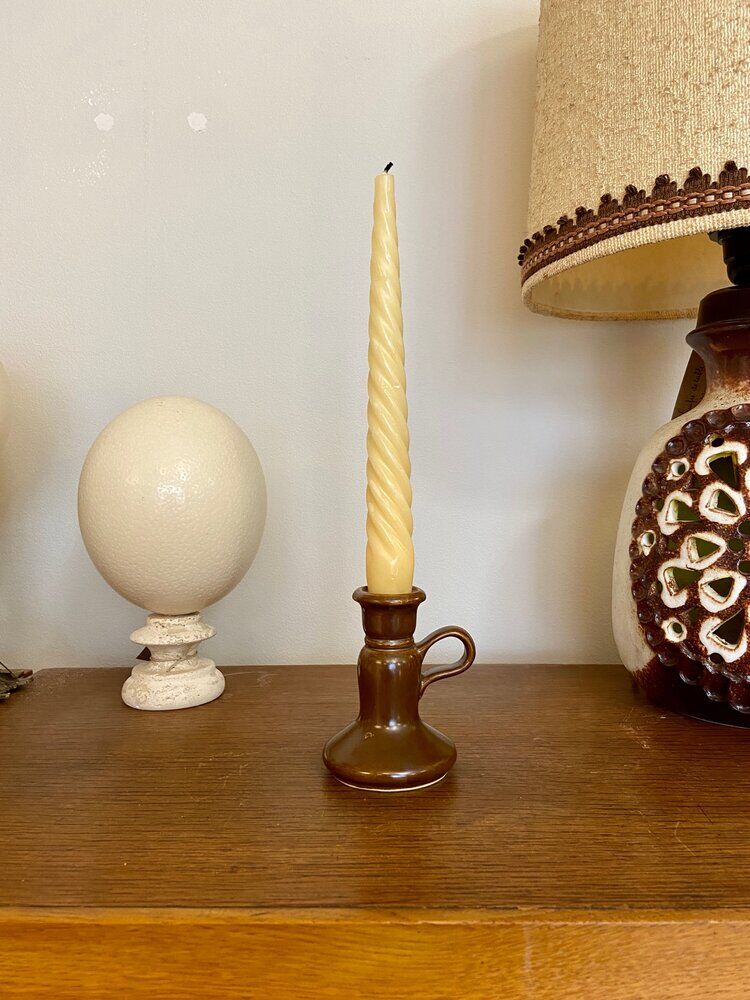 Cellar rat in brown glazed ceramic