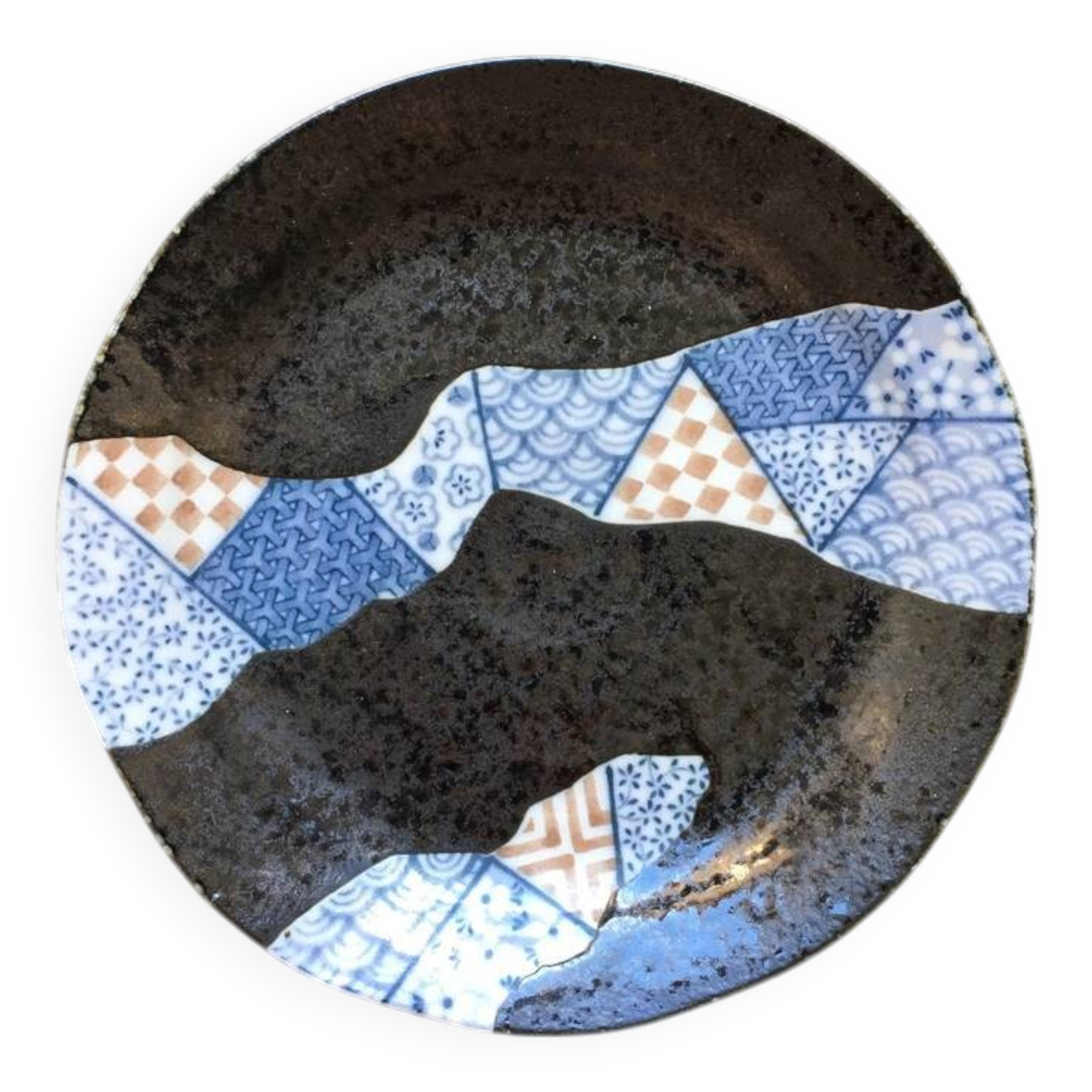 Assiettes 16,5 cm grès japonais Art Institute Chicago