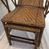 very old rattan Lounger