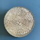 Round glass laminated ceiling light 1960