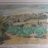 Lithograph Yves Bryer