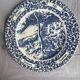 Assiette plate en terre de fer anglaise