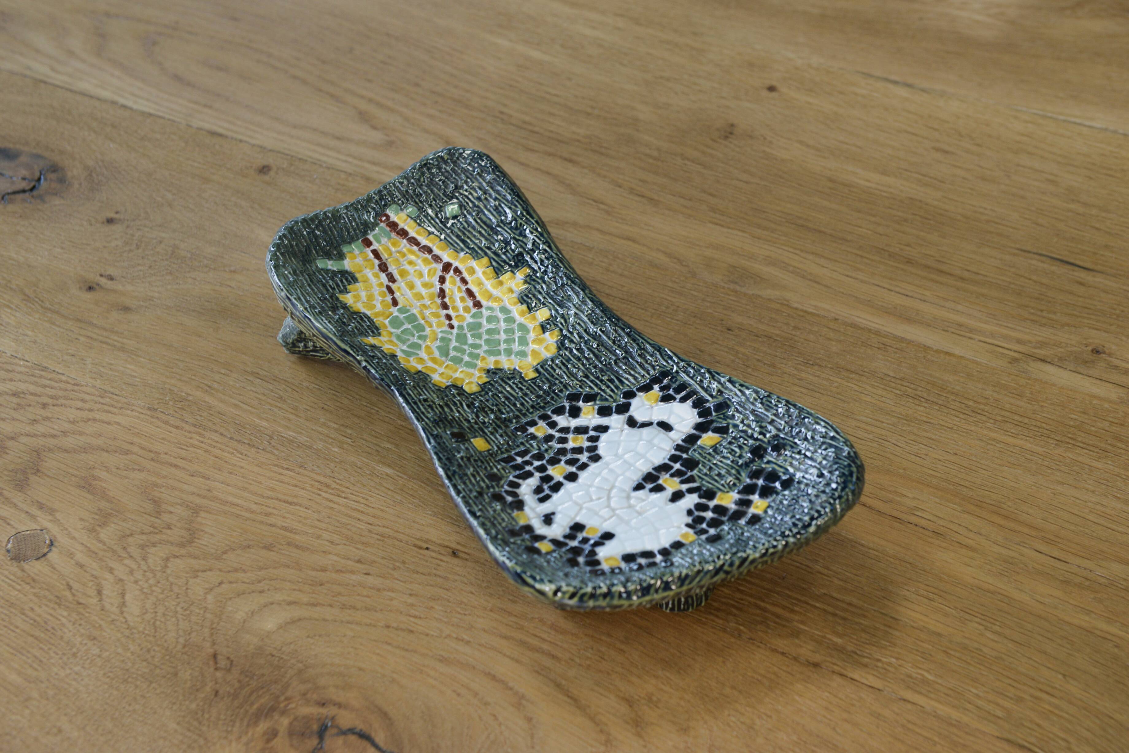 Girolamo Luxardo mosaic ceramic for Cherry Ardo 1960s