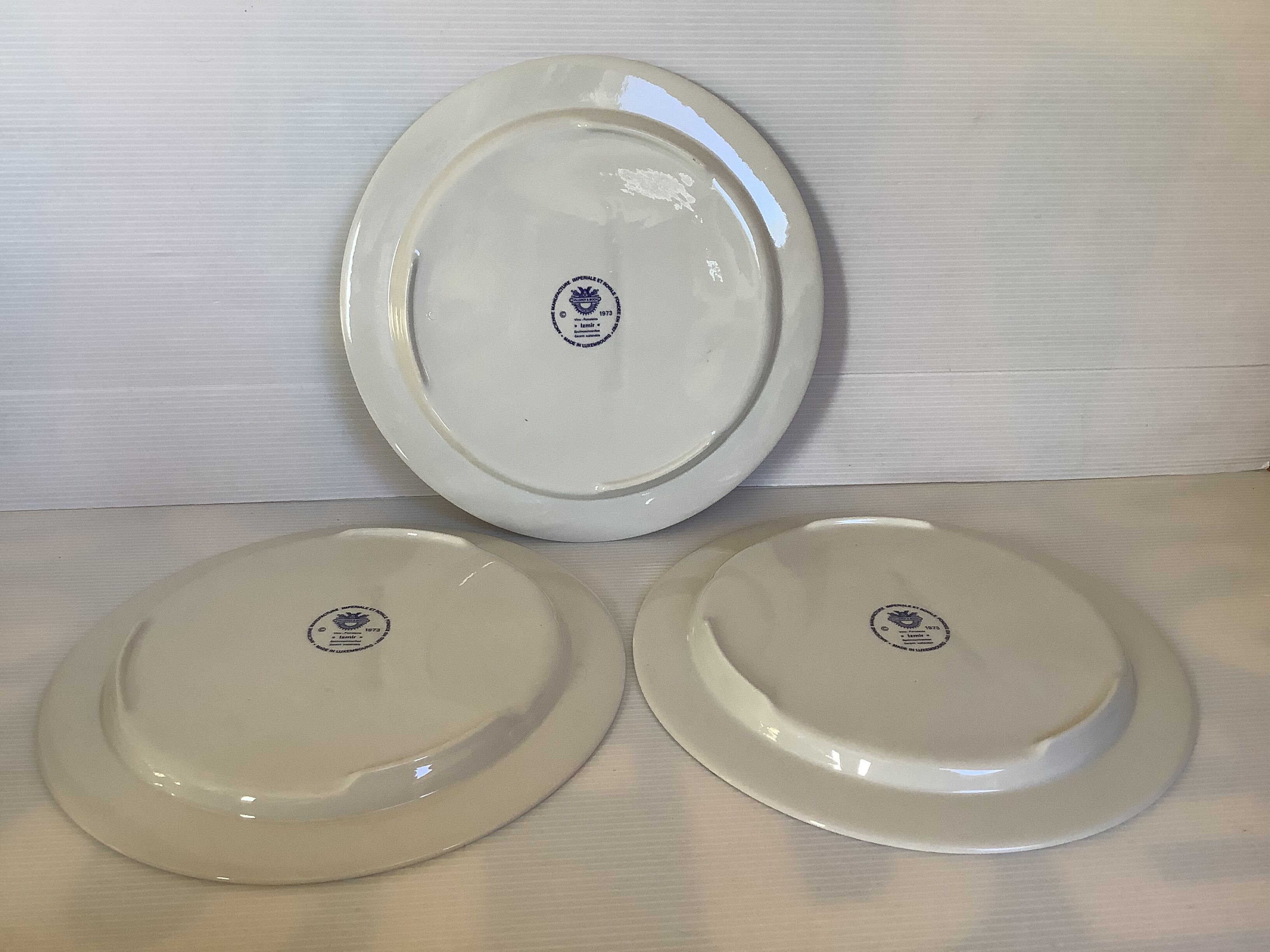 6 fondue plates Izmir villeroy and boch