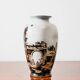 Vaso Ceramica Decoro Vecchia Faenza Rarissimo Anni ‘60 Design Art