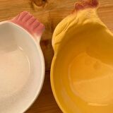 2 large chicken dishes