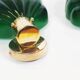 Pair of Italian 1970s wall lamps in Murano glass and brass