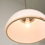 Space-age White Pendant by Luigi Massoni for Guzzini, 1960s