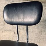 1950s/60s Chrome and Faux Leather Office Chair
