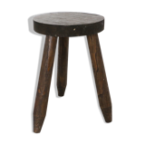 Farm tripod stool, rustic, vintage