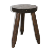 Farm tripod stool, rustic, vintage