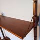 Ergo wall-mounted teak shelves, Vintage Scandinavian 1960s