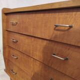 Designer wooden chest of drawers from the 60s