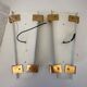 Pair wall lamps jt kalmar vintage design 70s