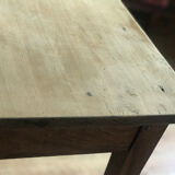 Solid wood farm table
