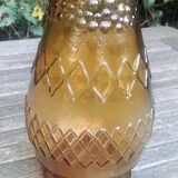 Empoli glass vase vintage 70s