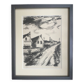 Lithograph after Maurice de VLAMINCK, Surroundings of Verrière