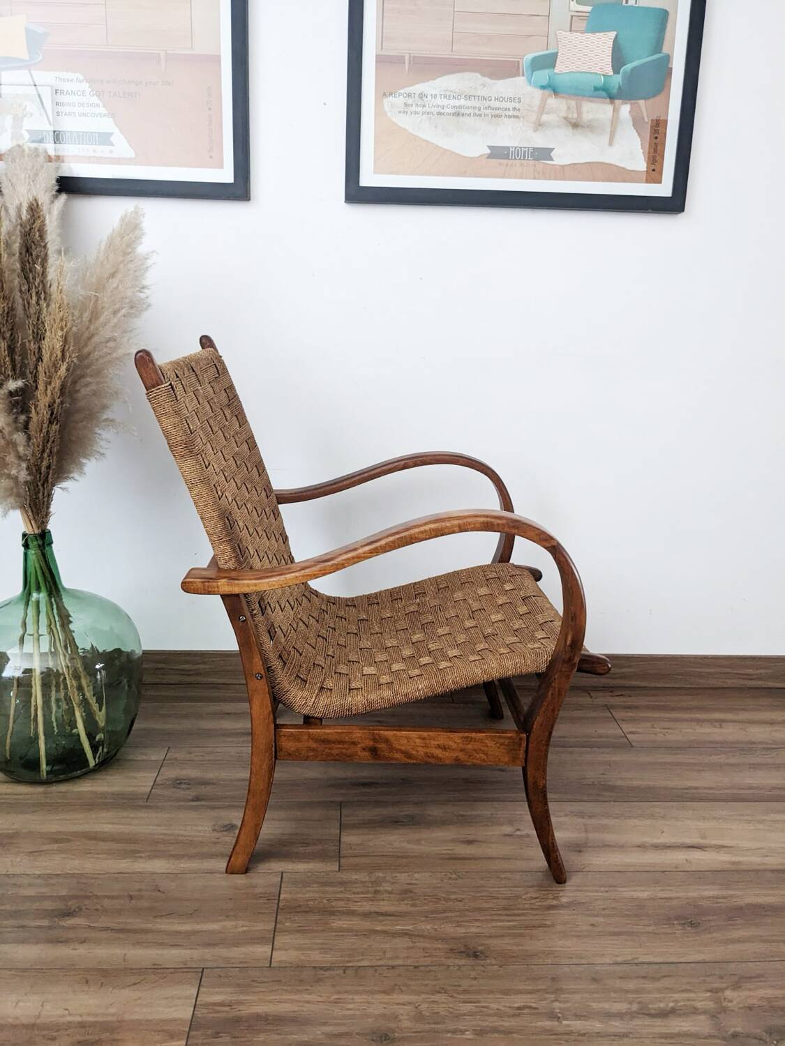 Bauhaus armchair by Erich Dieckmann Art Deco 1930s