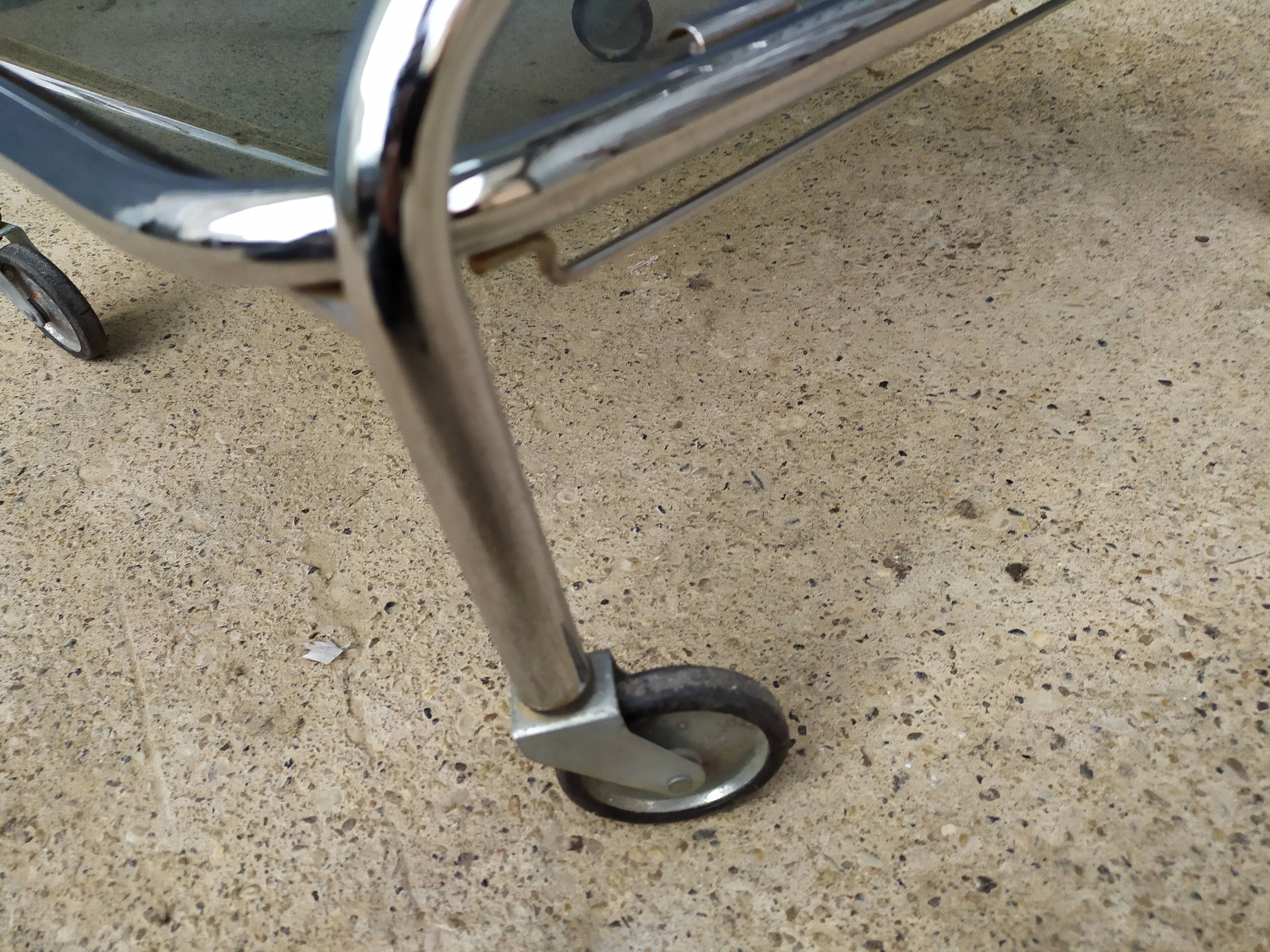 Vintage chrome bar cart