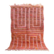 Pink maze rug - Moroccan Berber rug 150/250
