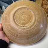 Handcrafted stoneware dish