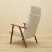 Danish teak lounge chair with new velour upholstery, 1960s