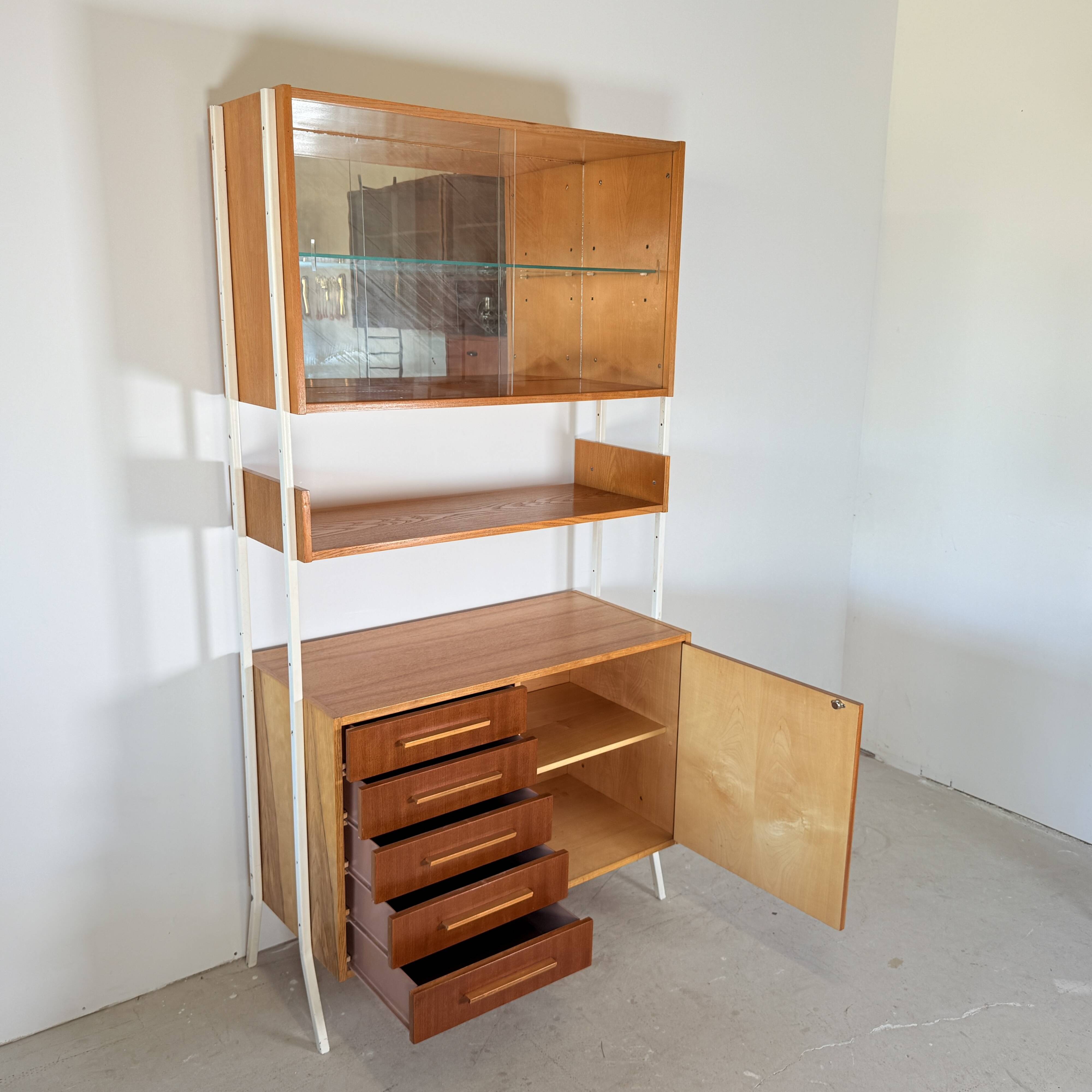 Wall system/modular cabinet, František Jirák