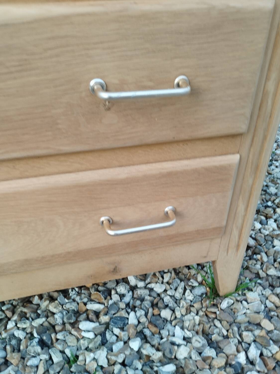 Commode ancienne vintage pieds compas