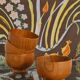 Bols en bois de teck mid-century modern, Suède, ensemble de 4