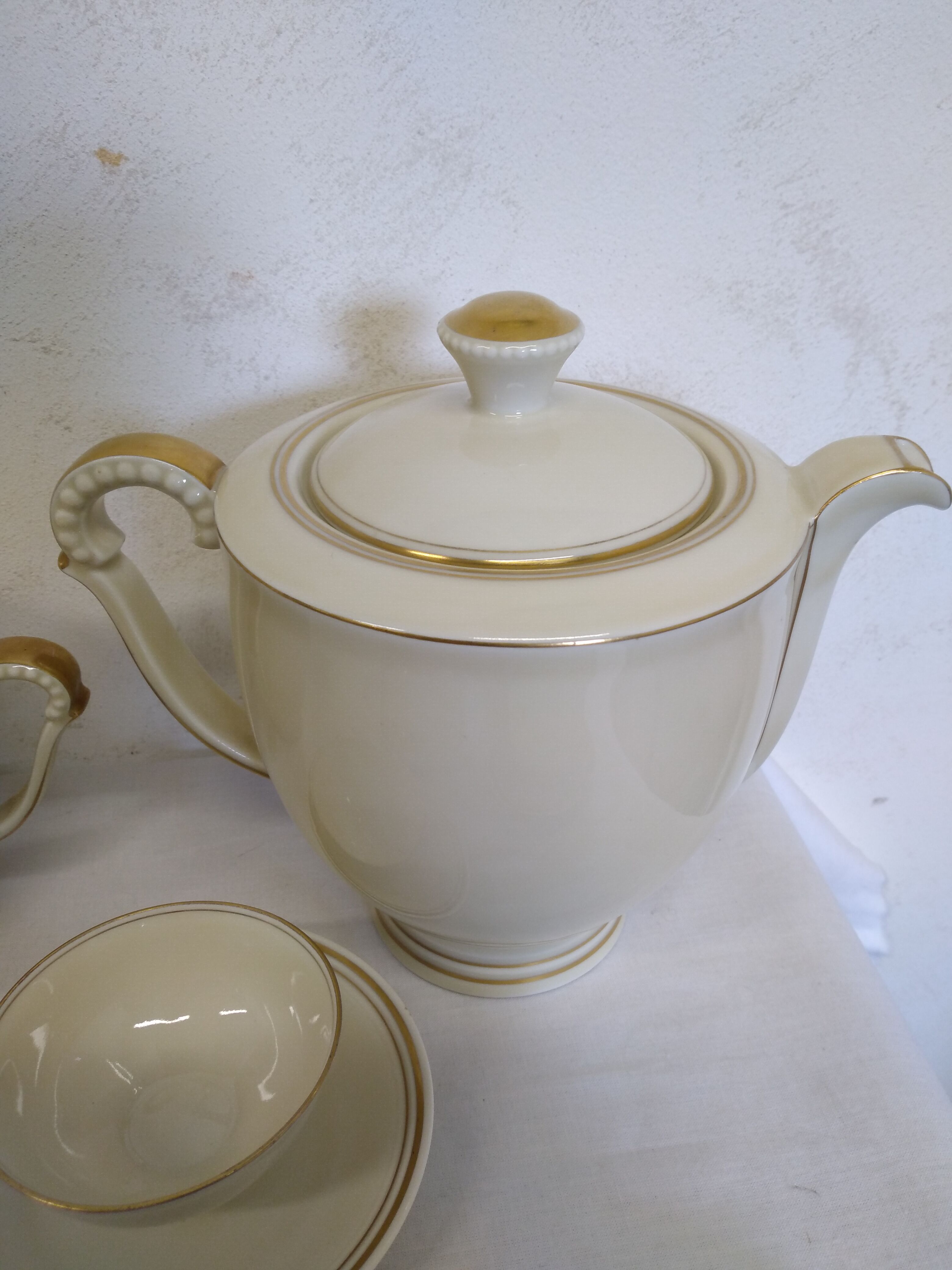 Limoges porcelain coffee set