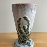 Ceramic vase, signed