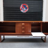 Row of the 1960s teak