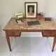 Bureau bois et marbre rose
