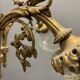 Italian Liberty Bronze Chandelier, 1940s